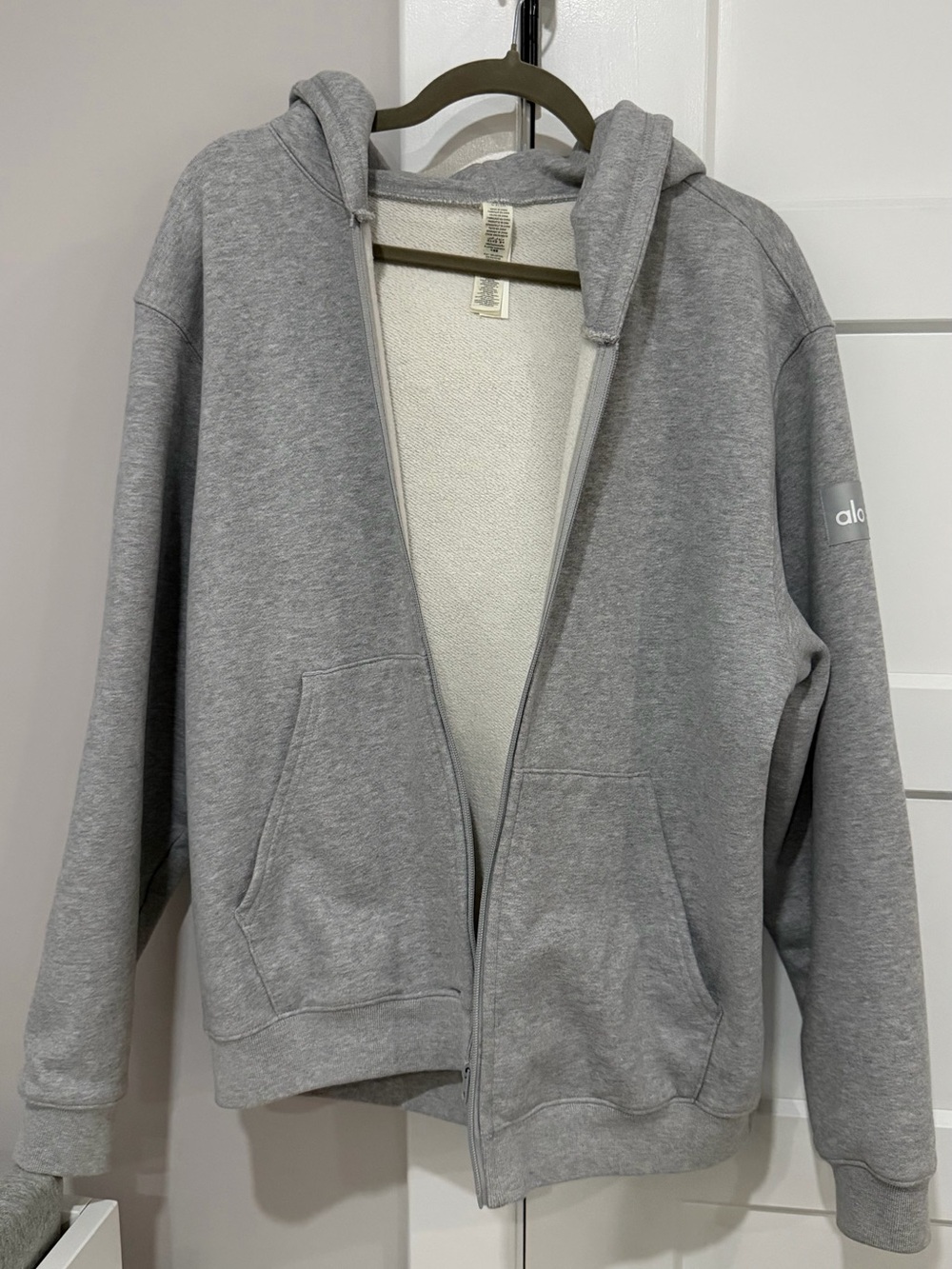 ALO Yoga Renown Heavy Weight Full Zip Hoodie